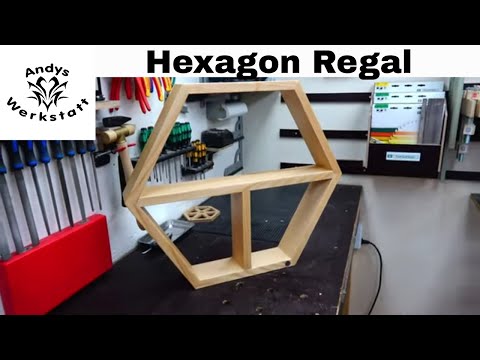 Hexagon Regal / Sechseck Regal selber bauen