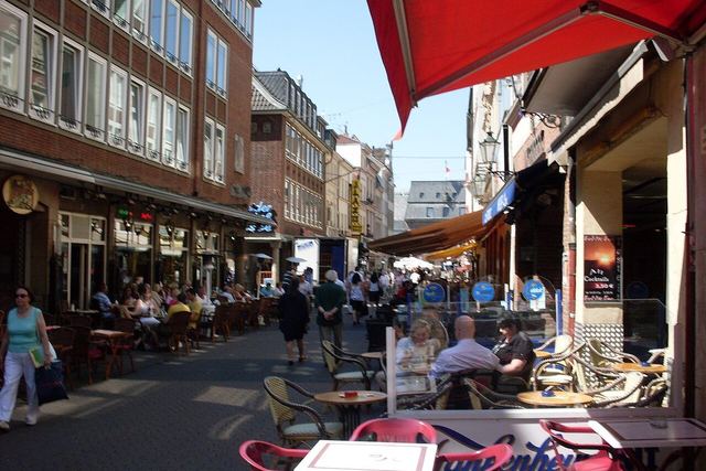 Bolkerstraße in der Düsseldorfer Altstadt