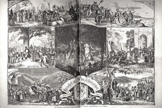 Künstlerfest im Malkasten zu Düsseldorf 1877